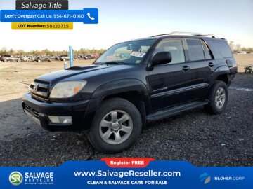 2004 Toyota 4Runner 4WD