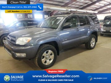 2004 Toyota 4Runner 4WD