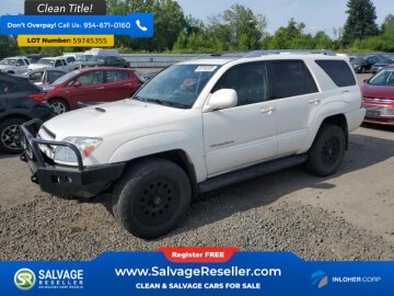 2004 Toyota 4Runner 4WD