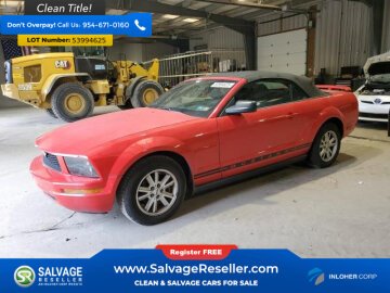 New 2005 Ford Mustang Convertible