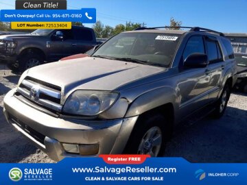 New 2005 Toyota 4Runner 4WD