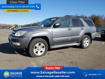 New 2005 Toyota 4Runner 4WD