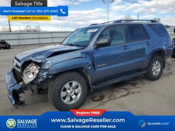 New 2005 Toyota 4Runner 4WD