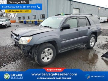 New 2005 Toyota 4Runner 4WD