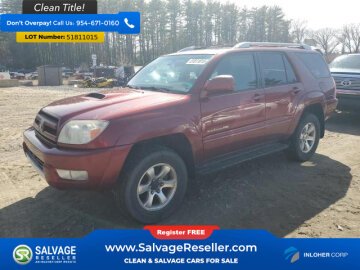 New 2005 Toyota 4Runner 4WD
