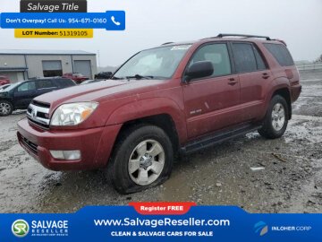 New 2005 Toyota 4Runner 4WD