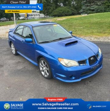 2007 Subaru Impreza WRX Sedan