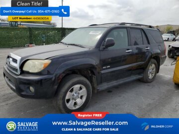 New 2007 Toyota 4Runner 4WD