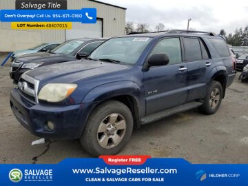 New 2007 Toyota 4Runner 4WD