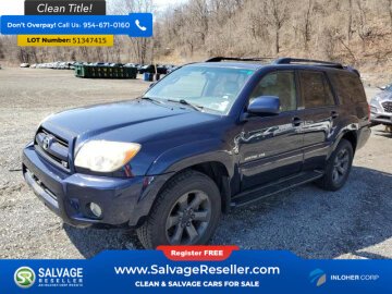 New 2007 Toyota 4Runner 4WD Limited