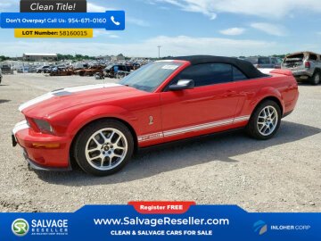 2008 Ford Mustang Shelby GT500 Convertible