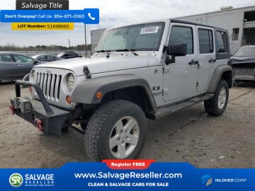 New 2008 Jeep Wrangler 4WD Unlimited X