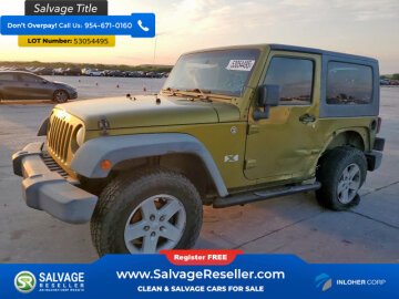 New 2008 Jeep Wrangler 4WD X