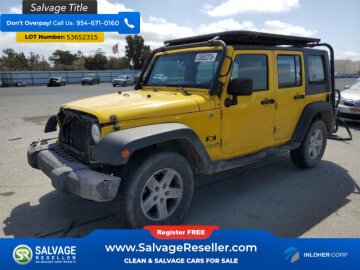 New 2008 Jeep Wrangler 4WD Unlimited X