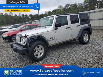 New 2008 Jeep Wrangler 2WD Unlimited X