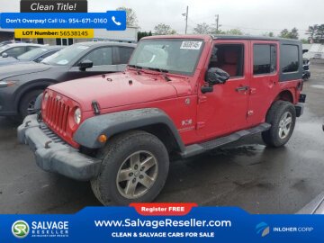 2008 Jeep Wrangler 4WD Unlimited X
