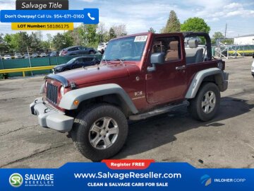 2008 Jeep Wrangler 4WD X