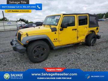 2008 Jeep Wrangler 4WD Unlimited X