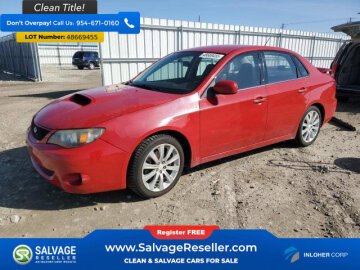 2008 Subaru Impreza WRX Sedan