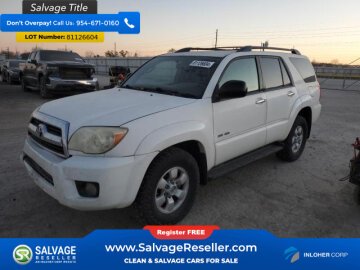 New 2008 Toyota 4Runner 4WD