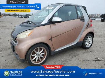 New 2008 smart fortwo passion Cabriolet