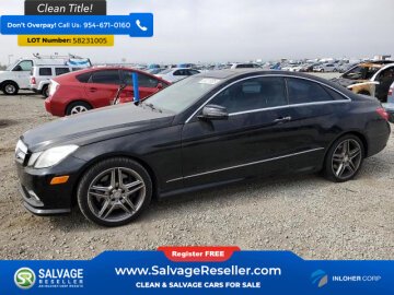 2011 Mercedes-Benz E550 Coupe