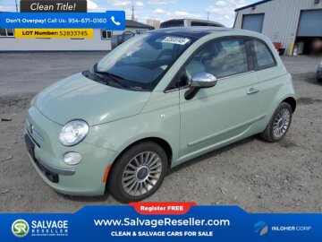New 2012 FIAT 500 Lounge Hatchback