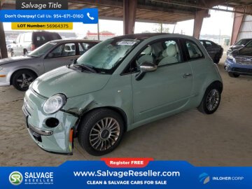 2012 FIAT 500 Lounge Hatchback