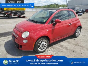 2012 FIAT 500 Pop Cabrio