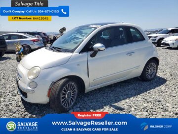 2012 FIAT 500 Lounge Hatchback