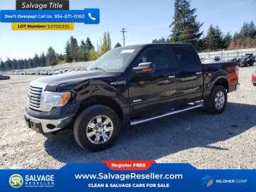 New 2012 Ford F150
