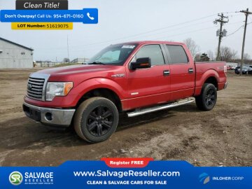 New 2012 Ford F150