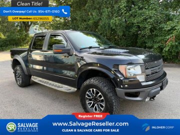 2012 Ford F150 4x4 Crew Cab SVT Raptor
