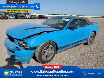 New 2012 Ford Mustang Convertible