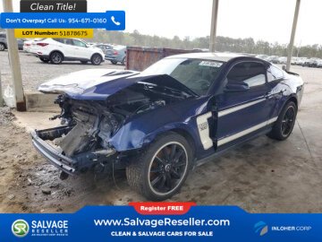 New 2012 Ford Mustang Boss 302 Coupe