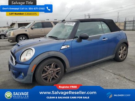 Photo 1 for New 2012 MINI Cooper S Convertible