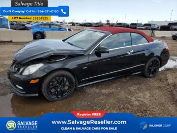 2012 Mercedes-Benz E550 Cabriolet