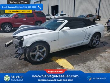 2013 Chevrolet Camaro LT Convertible