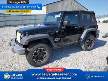 New 2014 Jeep Wrangler 4WD Sport