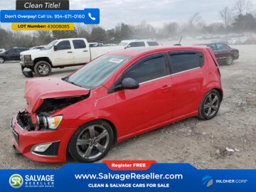 New 2015 Chevrolet Sonic RS Hatchback
