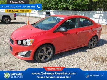 New 2015 Chevrolet Sonic RS Sedan