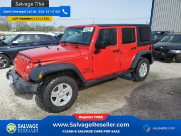 New 2015 Jeep Wrangler 4WD Unlimited Sport