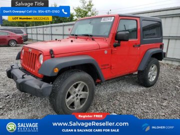 2015 Jeep Wrangler 4WD Sport