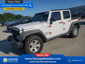 2015 Jeep Wrangler 4WD Unlimited Sport