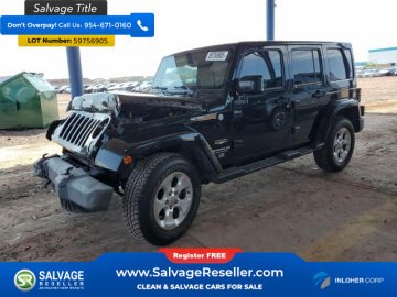 2015 Jeep Wrangler 4WD Unlimited Sahara