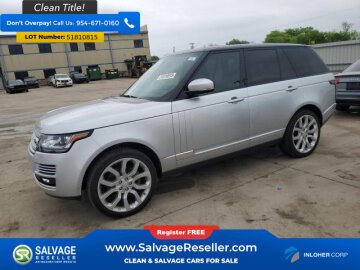 New 2015 Land Rover Range Rover HSE