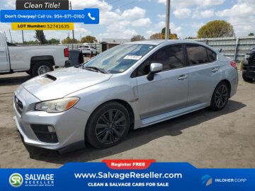 New 2015 Subaru WRX Premium