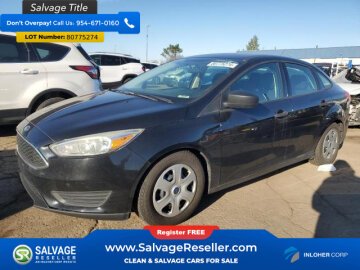 New 2016 Ford Focus S Sedan
