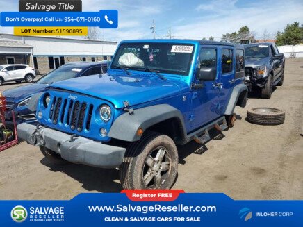 Photo 1 for New 2016 Jeep Wrangler 4WD Unlimited Sport