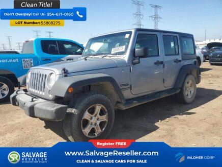 Photo 1 for 2016 Jeep Wrangler 4WD Unlimited Sport w/ RHD